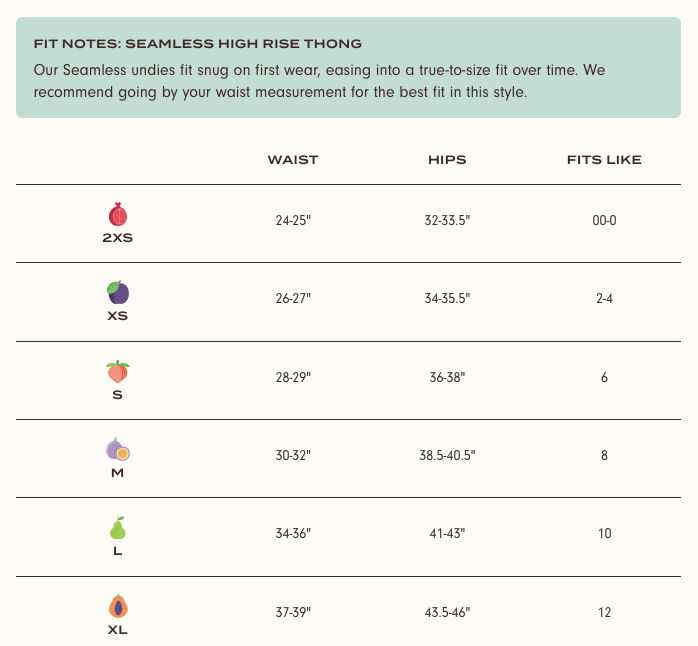 Huha Seamless HR Thong