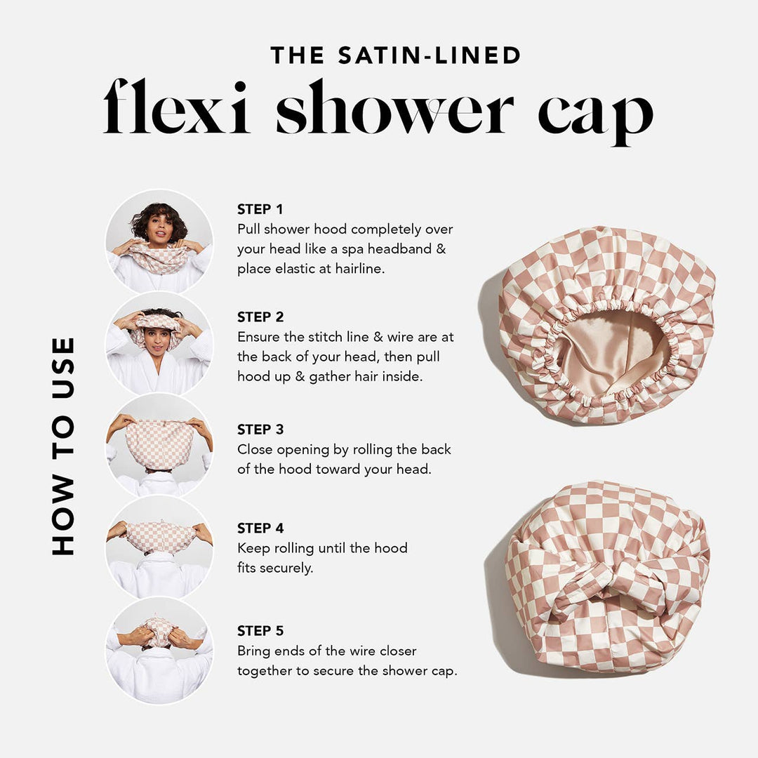 Flexi Lined Shower Cap