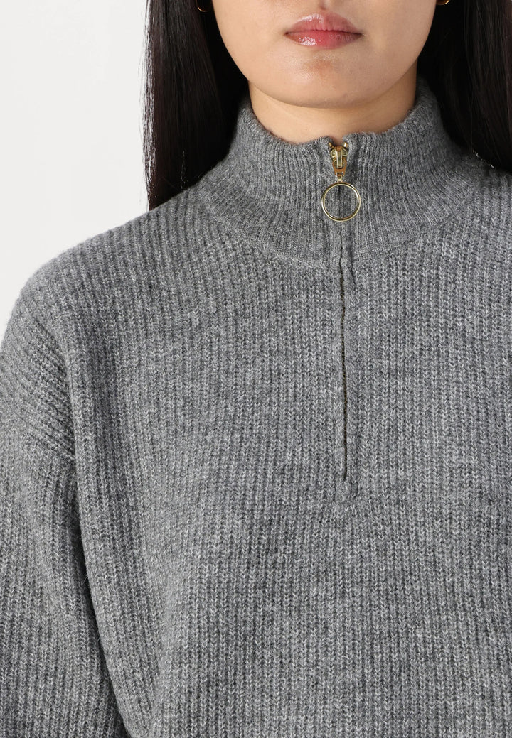 Tokyo Solid Zip Pullover