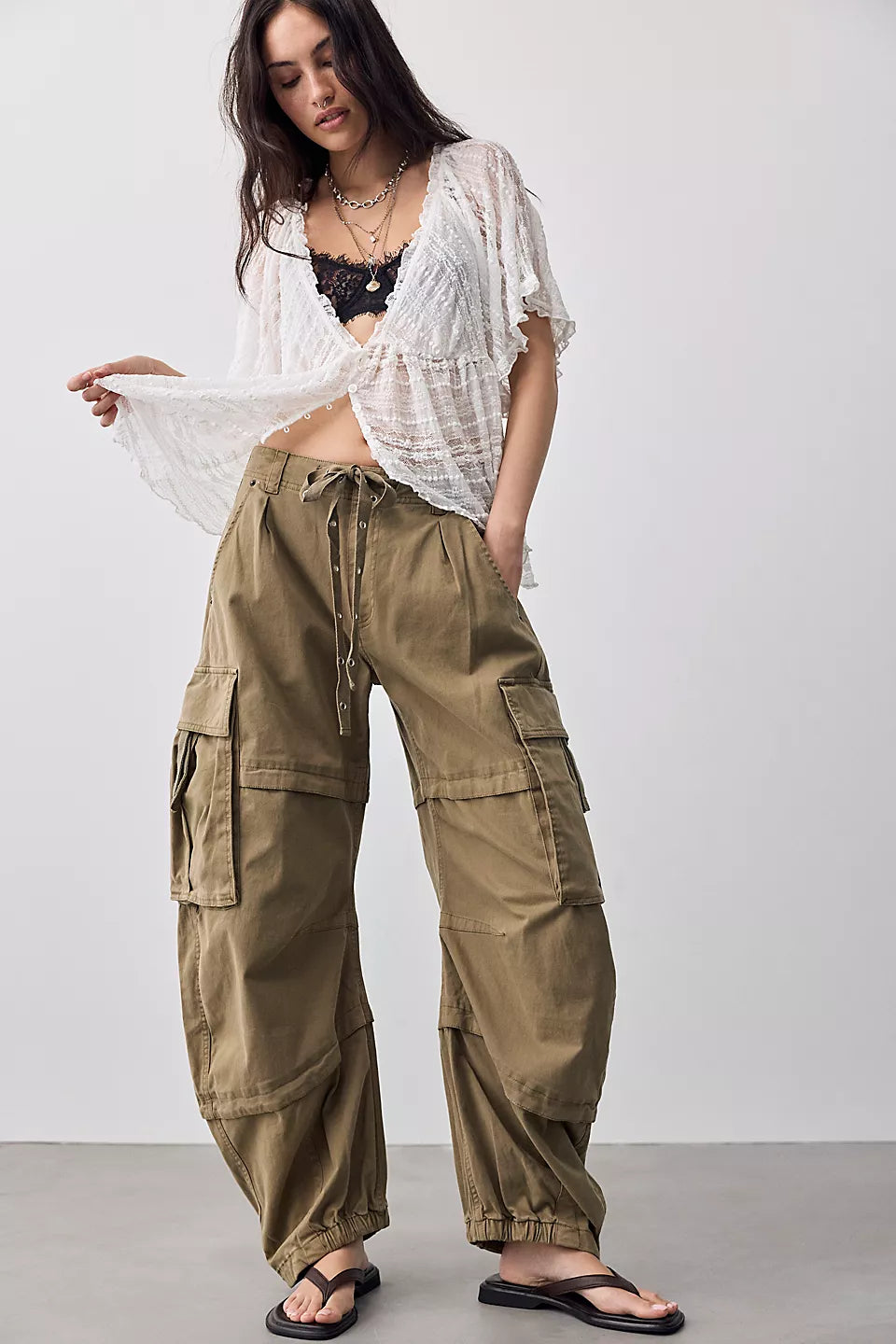 Reef Cargo Twill Trouser- Aloe