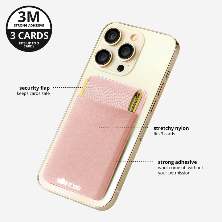Stick-On Phone Pocket (Blush)