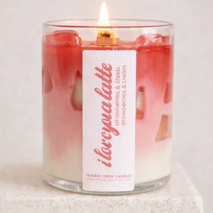 I love you a Latte- Non Toxic soy Candle 10 oz