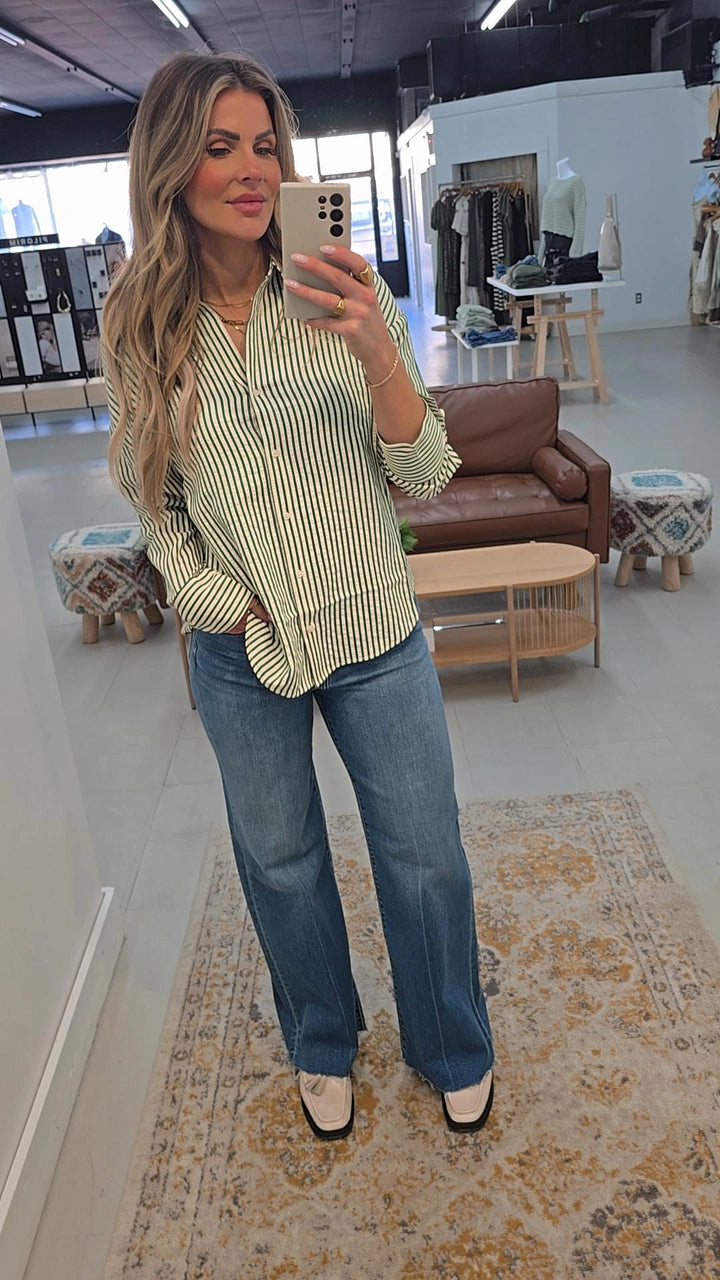 Oregan Bari Striped Shirt