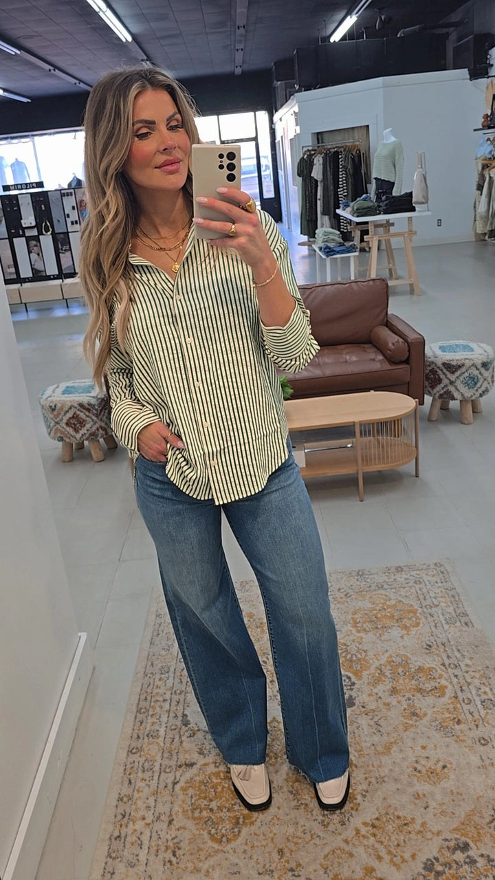 Oregan Bari Striped Shirt