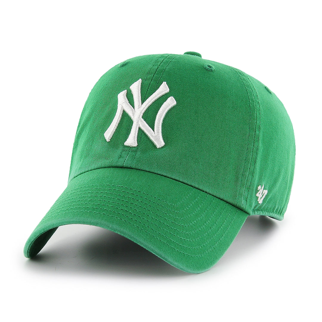MLB NY Clean Up Cap -Kelly Green