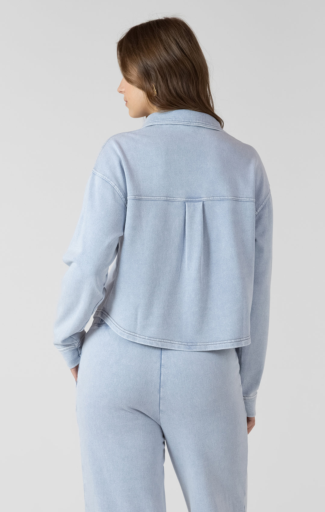 Dreami Crop Knit Overshirt
