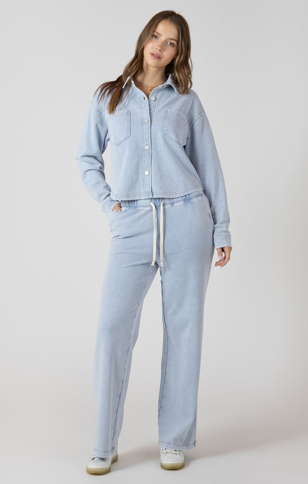 Dreami Crop Knit Overshirt