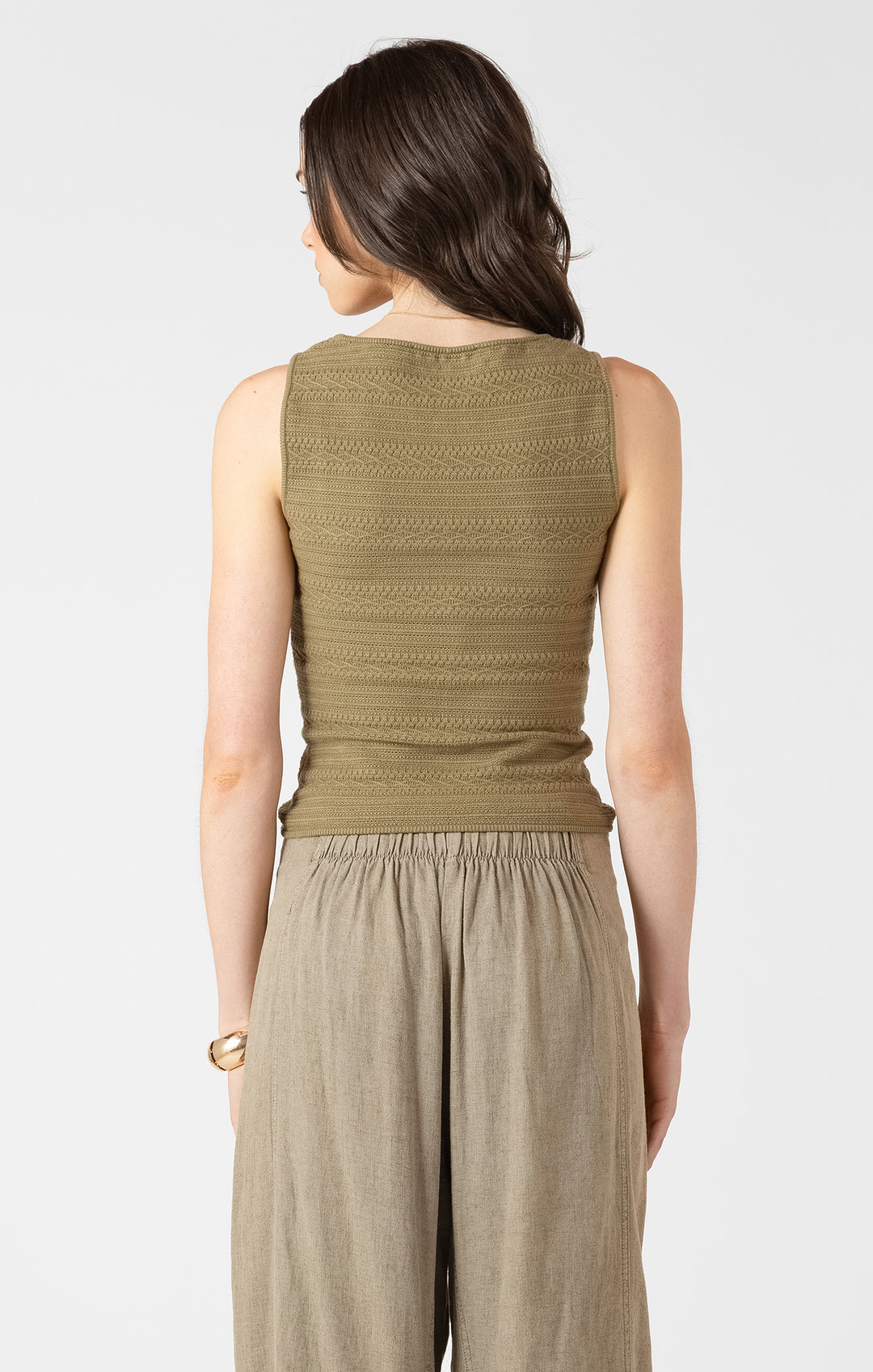 Sally Square Textured Tank