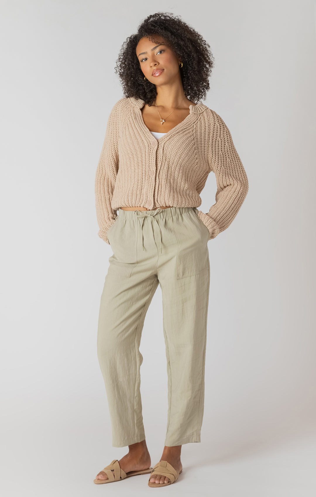 Tia Textured Cardigan