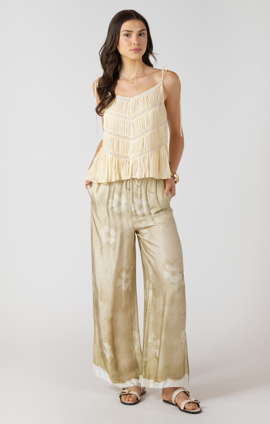 Chevy Tie Shoulder Top