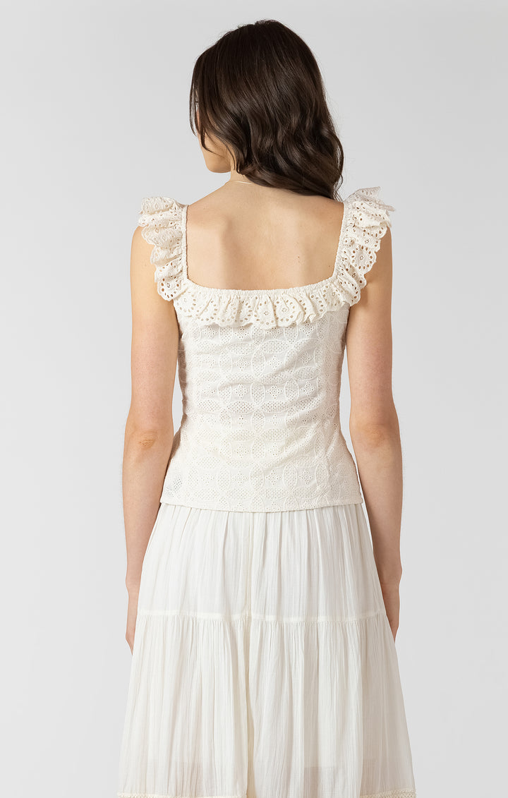Baby Button Front Top