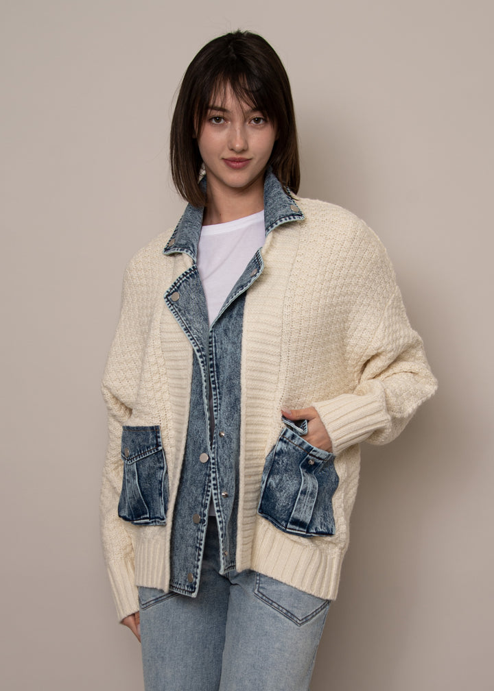 Monet Mix Cardigan