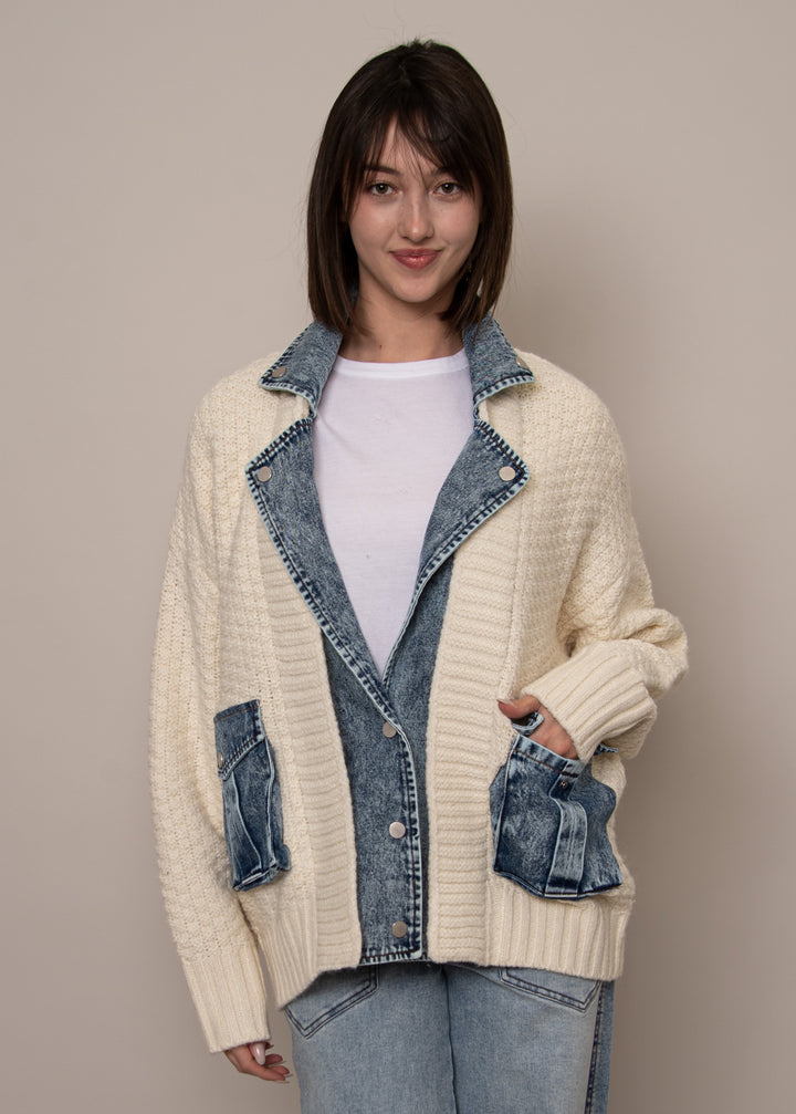 Monet Mix Cardigan