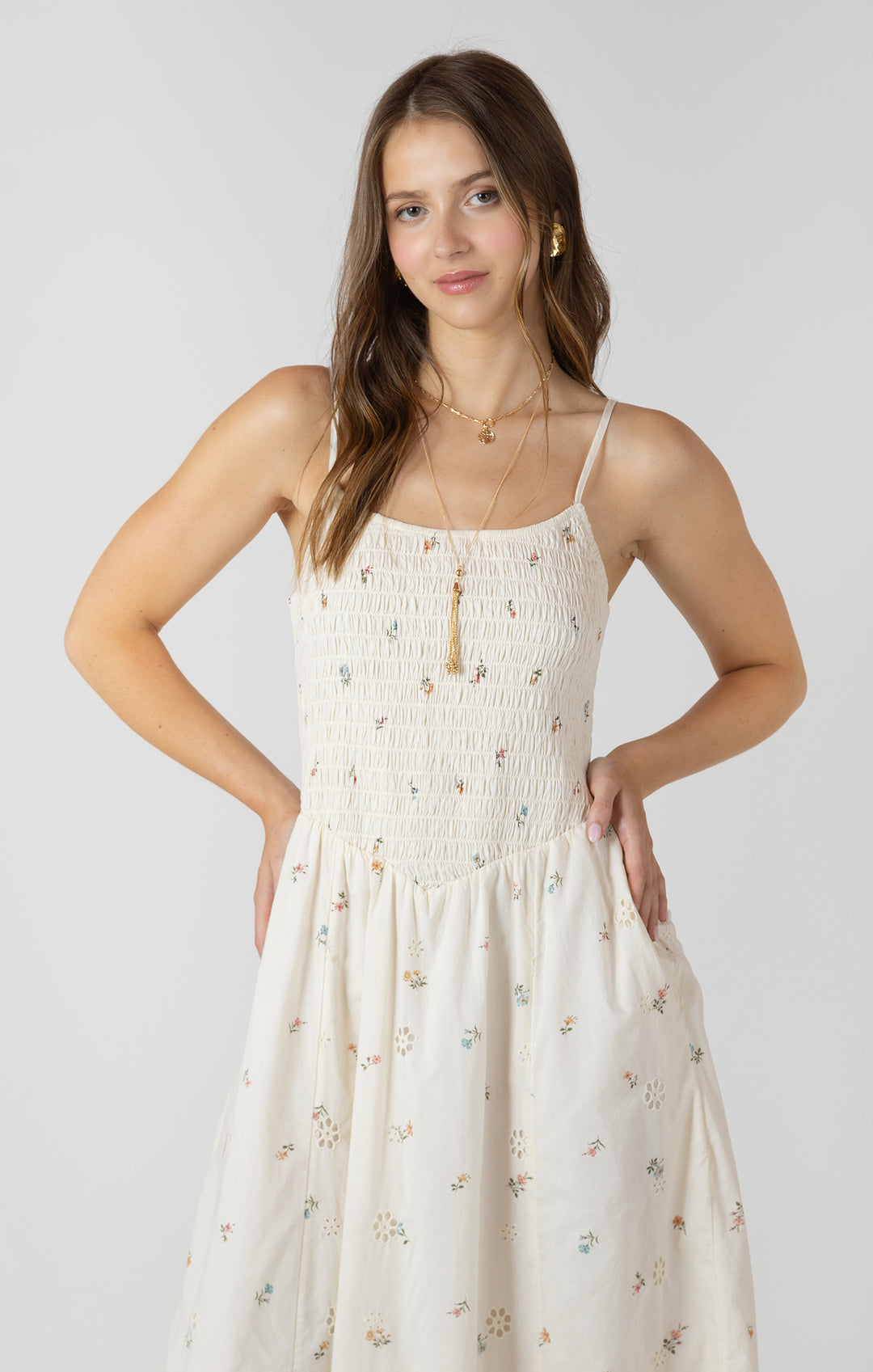 Ella Dropwaist Smocked Dress