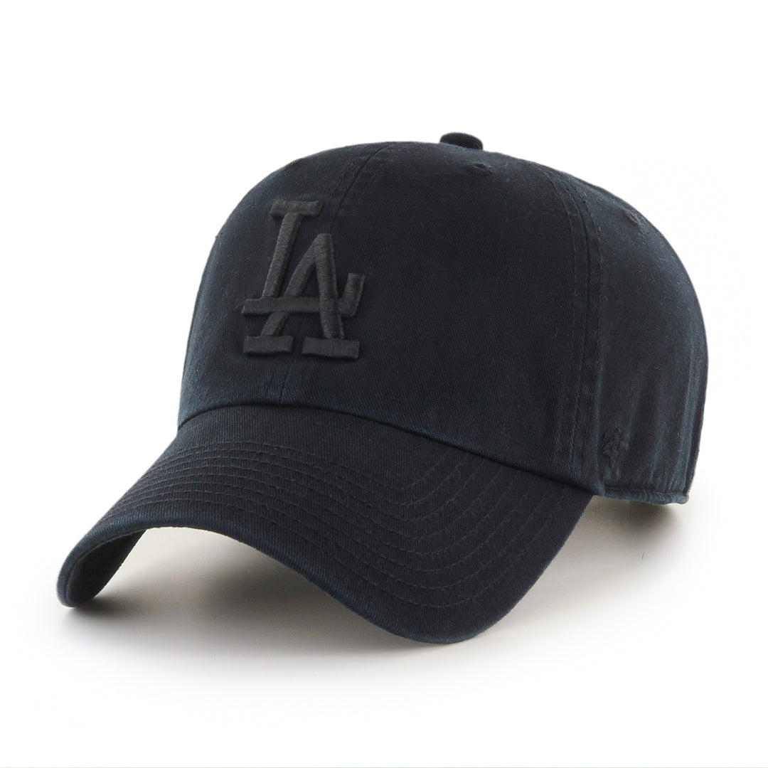 LA Clean Up Cap - Black on Black