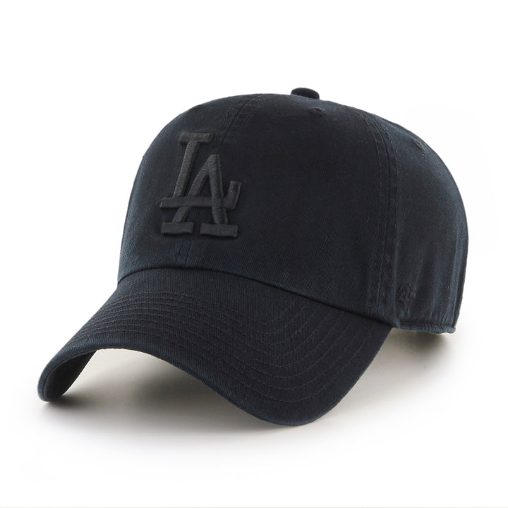 LA Clean Up Cap - Black on Black