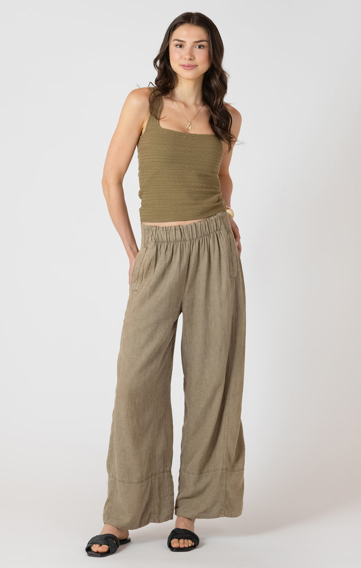 Katelyn Wide Leg Linen Pant